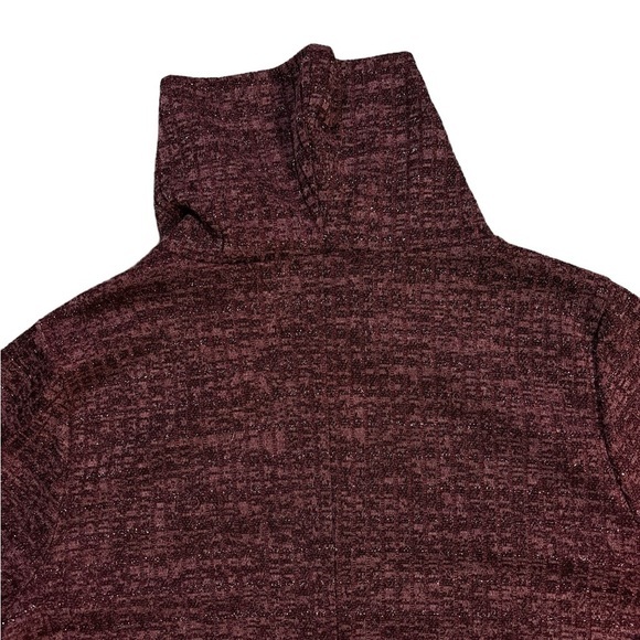 Lane Bryant Sparkle‎ Turtleneck Tunic Top Red Size 14/16 - Picture 6 of 9